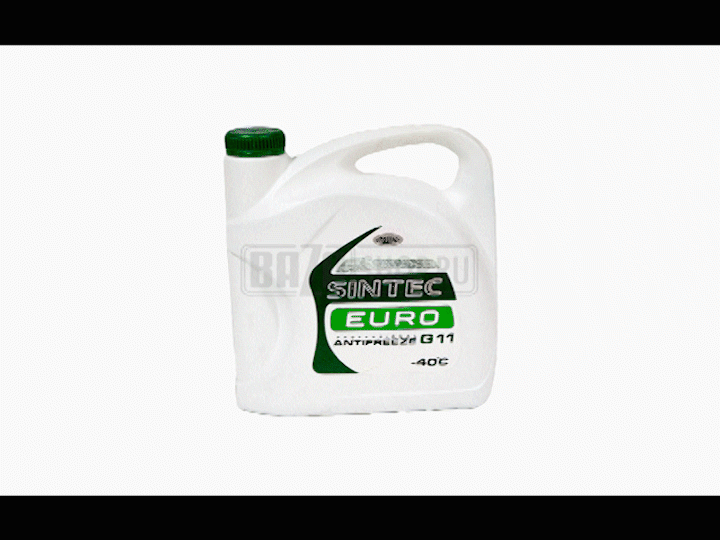 Антифриз 40 SINTEC EURO G11 ЗЕЛЕНЫЙ 5 кг / SINTEC EURO 40 ЗЕЛЕНЫЙ 5 кг
