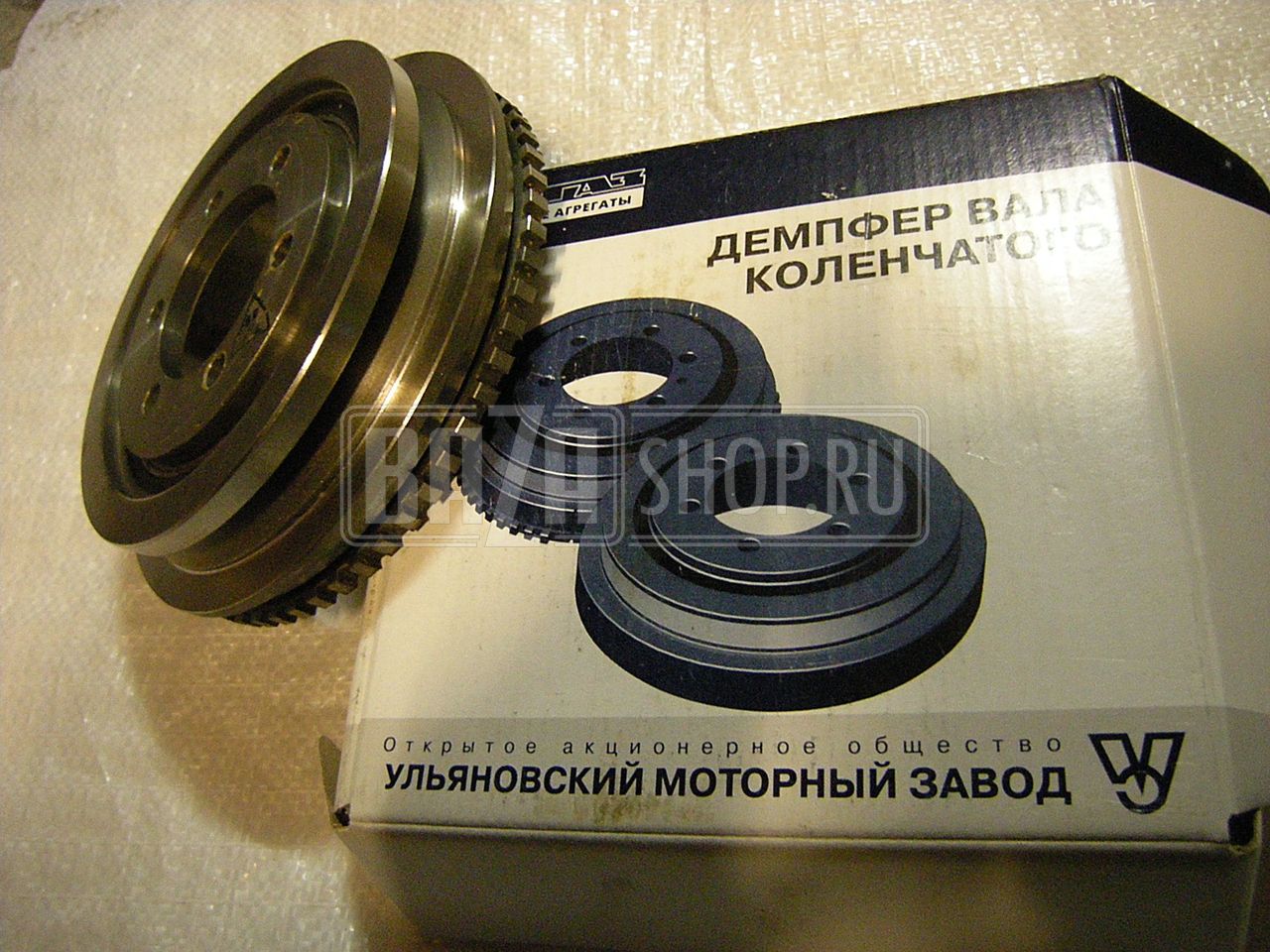 Демпфер коленвала дв.4213,4216 (инжект.) в сб. "ВОЛЖСКИЕ МОТОРЫ" (в уп.) / 4213.1005070-03