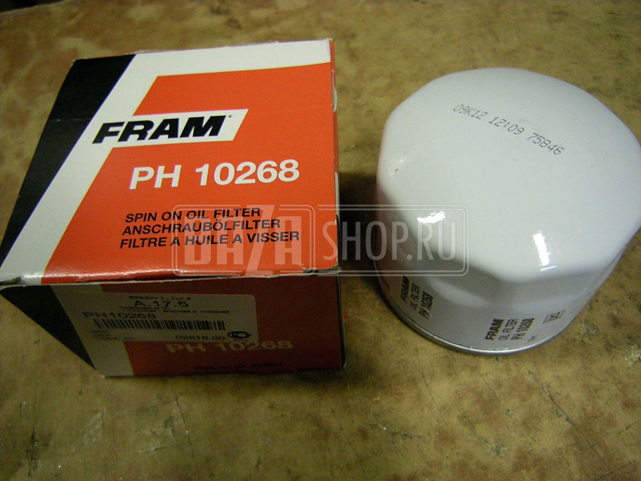 Фильтр масляный УАЗ PATRIOT дв.IVEСO** (Fram, PH10268) / 31631-1012005 (Fram, PH10268)