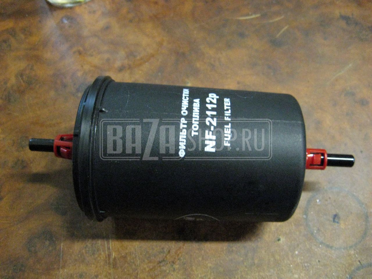 Фильтр топливный УАЗ 40904/40905, ГАЗ дв. ЕВРО-3/-4 (пластмас. корпус)** с защелками (NF2112p)** / NF-2112р НЕВСКИЙ ФИЛЬТР