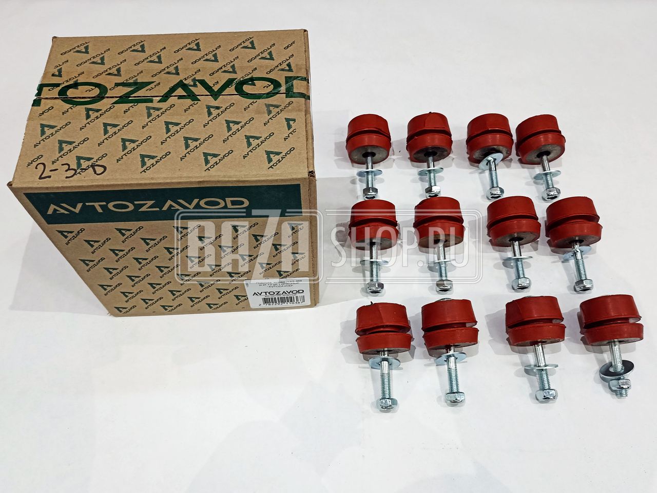 Подушка кузова УАЗ 469 (к-кт 12 шт.) КРАСНЫЕ (в уп.) / 469-5001009 КРАСНЫЕ