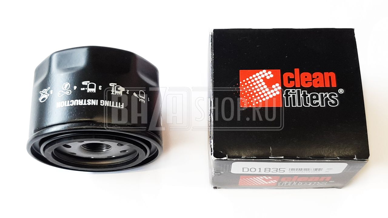 Фильтр масляный УАЗ PATRIOT дв.IVEСO** (CLEAN FILTERS, DO1835) / 31631-1012005 (CLEAN FILTERS, DO1835)