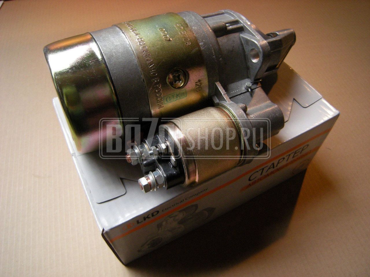 Стартер УАЗ дв. УМЗ, ЗМЗ-4021,-410; ГАЗ дв.ЗМЗ-402, УМЗ-4215 1,3 кВт "LKD Electrical" (ПРАМО) / 62.3708000 Р (малый, АТЭ-1)