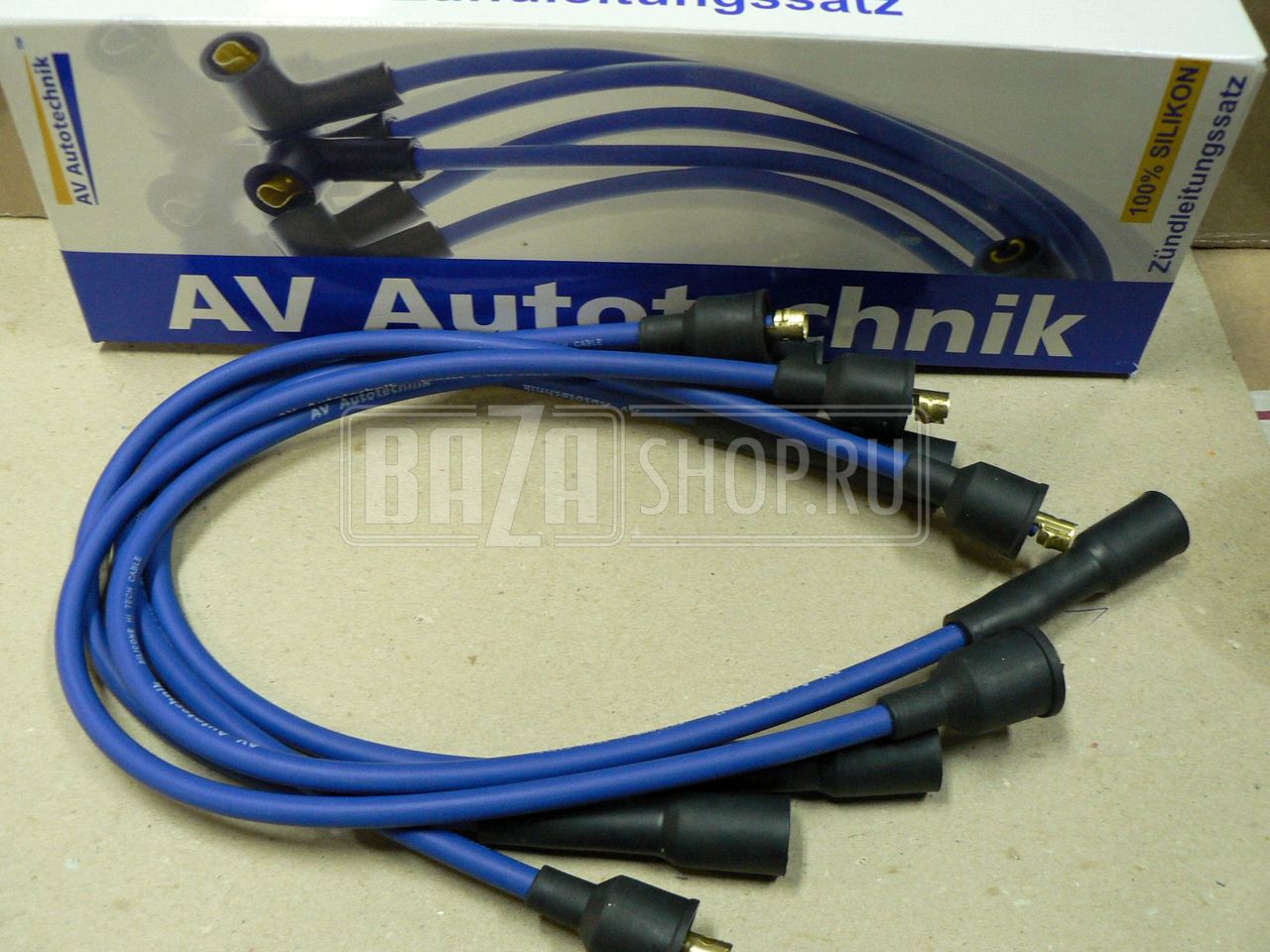Провода высоковольтные ВАЗ-2101-2107 (к-кт) SILICONE "AV" (Германия)** / 2101-3707010 (ZL14101)