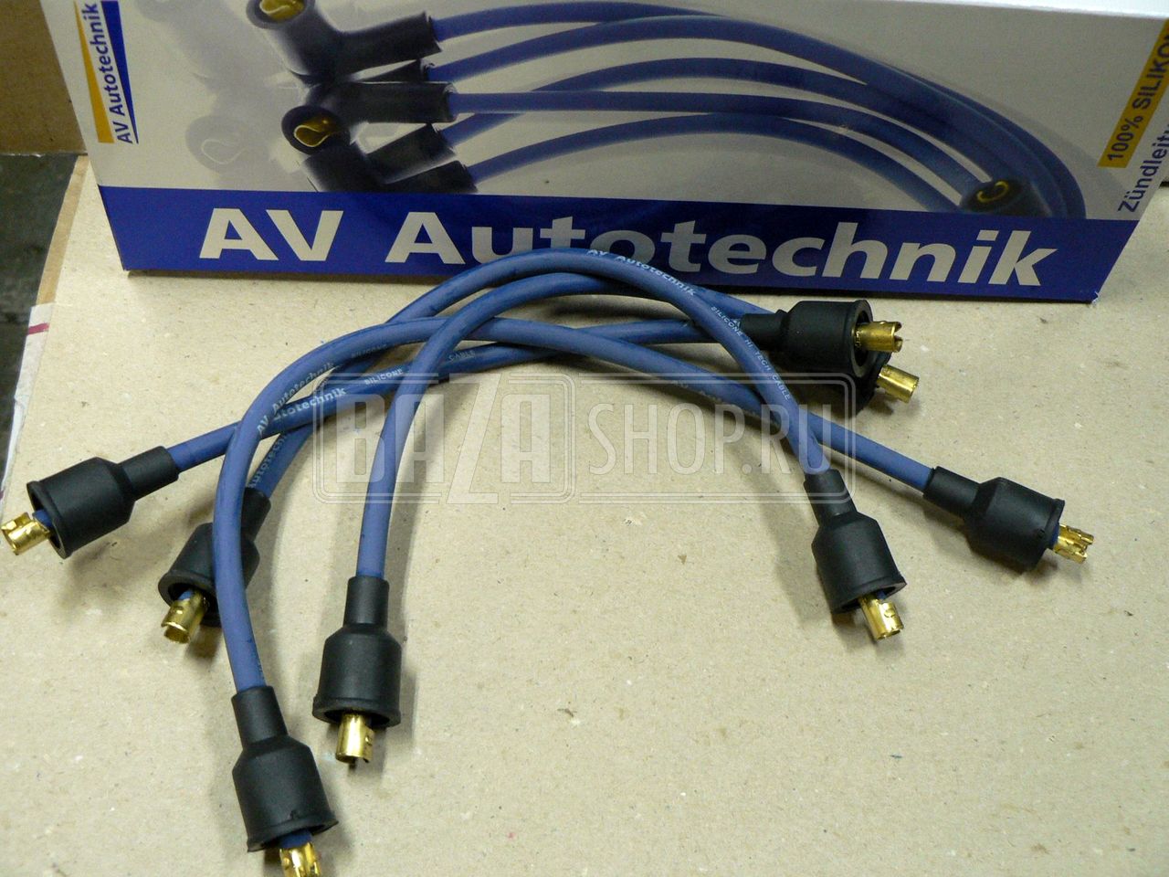 Провода высоковольтные 405, 4062, 409 (КРОМЕ 4091) дв. БЕЗ наконечников "AV" SILICONE ** / 406-3707010 (ZL14406) Германия