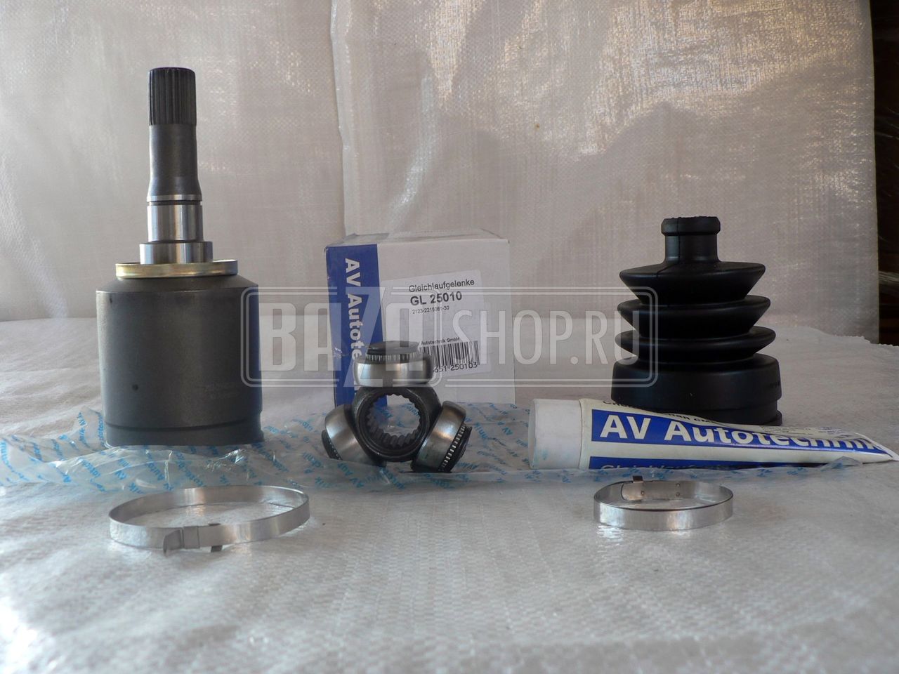 Шарнир внутренний (левый) ВАЗ 2123 (NIVA-CHEVROLET) "AV" (Германия) / 2123-2215061-30 (GL25010)