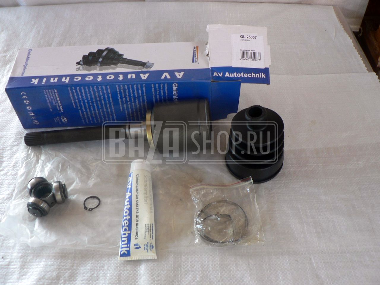 Шарнир внутренний (правый) ВАЗ 2121 (Нива) "AV" (Германия) / 2121-2215054 (GL25007)