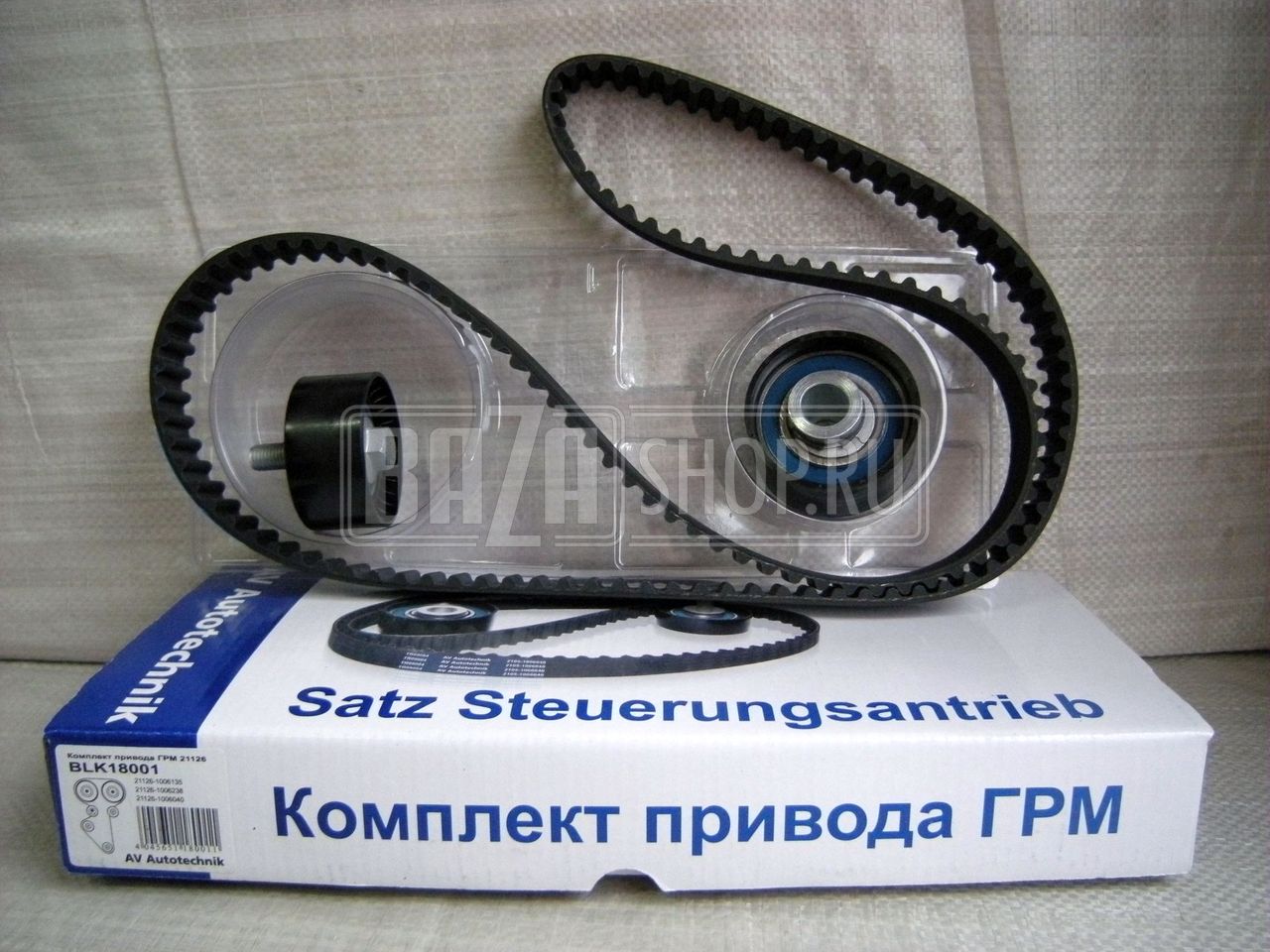 Комплект привода ГРМ ВАЗ-2170-2172 ПРИОРА, КАЛИНА, ГРАНТА (дв. 21126) "AV" (Германия) / 21126-1006040 (BLK18001)
