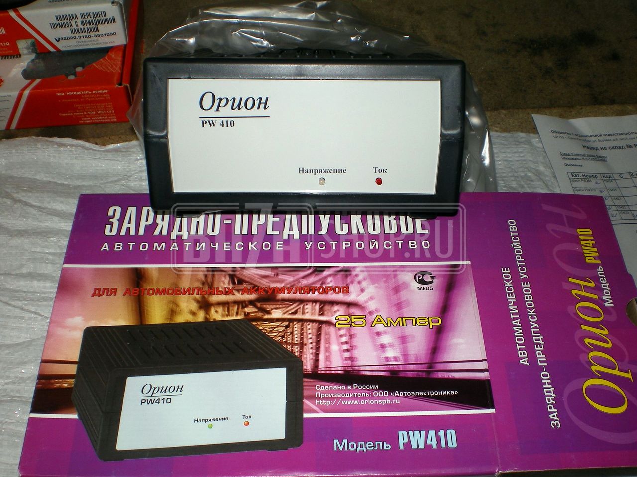 Зарядное устройство аккумулятора Орион PW410 (25А) 12/24В (светодиод.индикатор) / Орион PW410