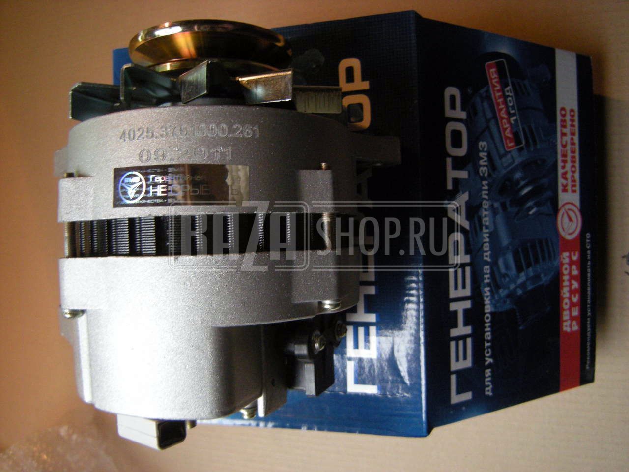 ГЕНЕРАТОР 65А ГАЗель (дв.ЗМЗ-4025,-4026) "ЗМЗ" / # 4025.3701000(-261)