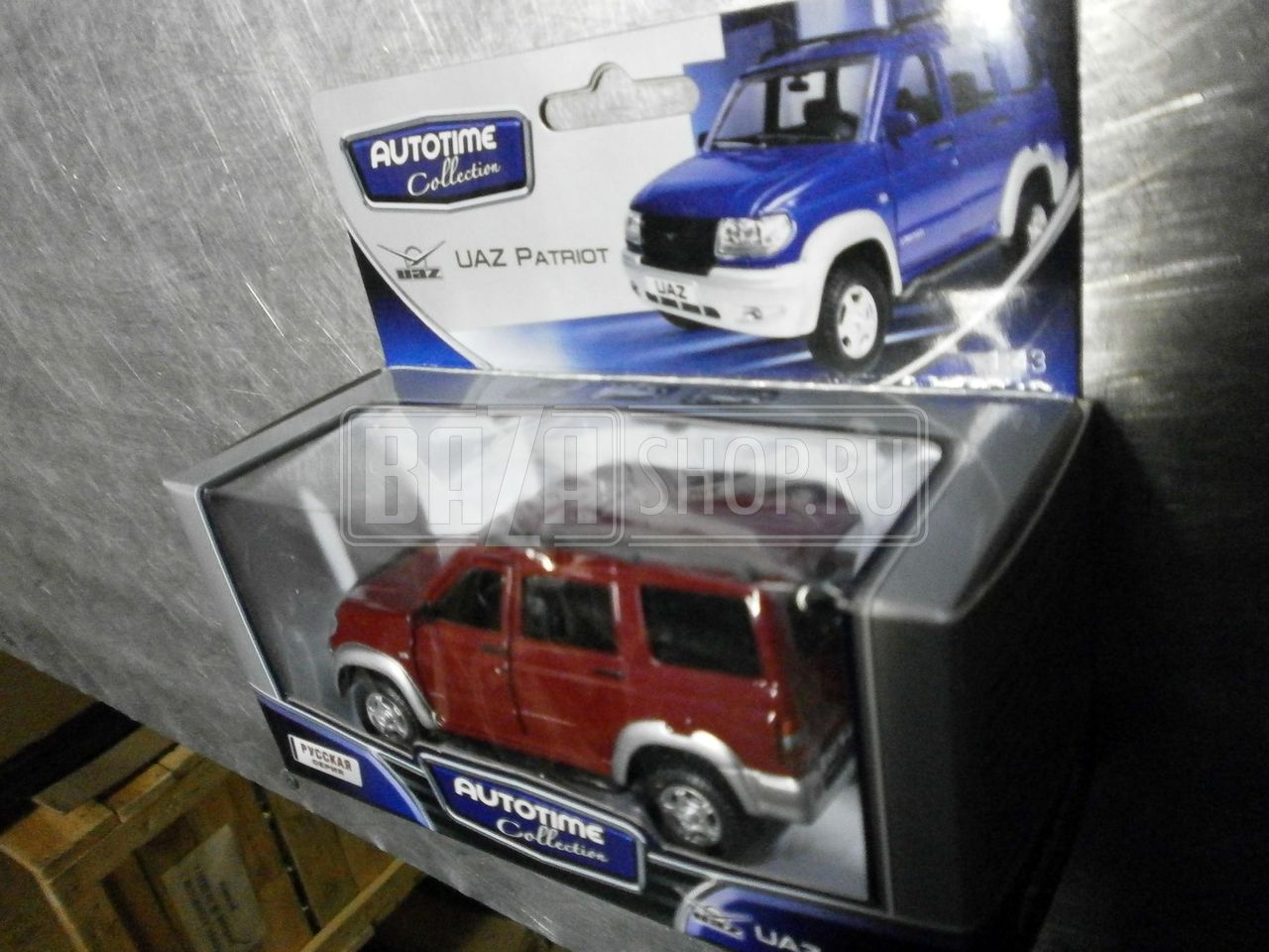 Модель УАЗ 1/43 PATRIOT "AUTOTIME" (30182) гражданская ** / 4891965136400 (6438240301825)
