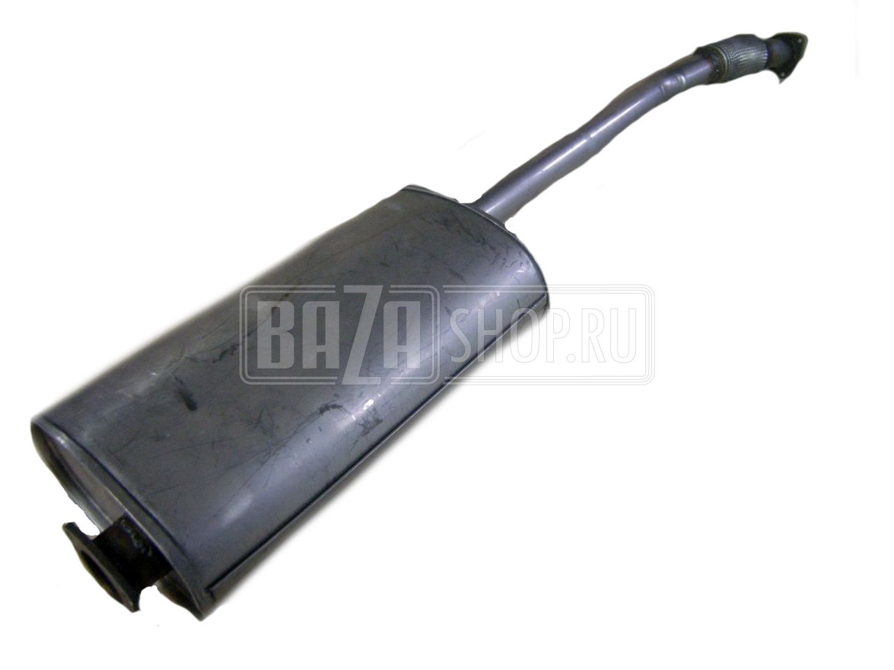 Глушитель УАЗ PATRIOT 2011-2012 (дв.409 инж.,Евро-3) (с гофрой) "НТЦ МСП" / 3163-1201010