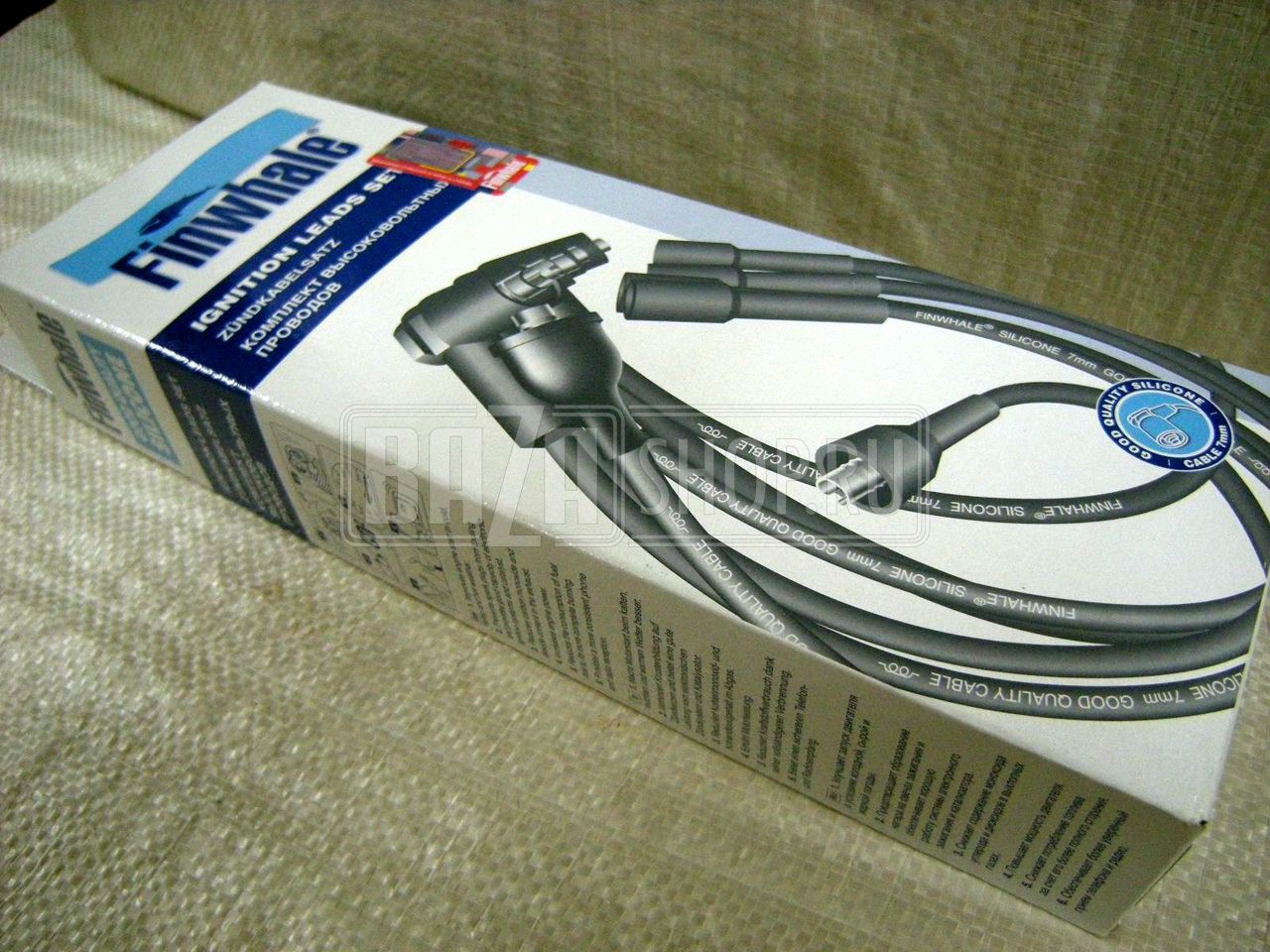 Провода высоковольтные ВАЗ-2121-21213 NIVA (к-кт) SILICONE "FINWHALE" (Германия)** / 2121-3707080 (FE121)