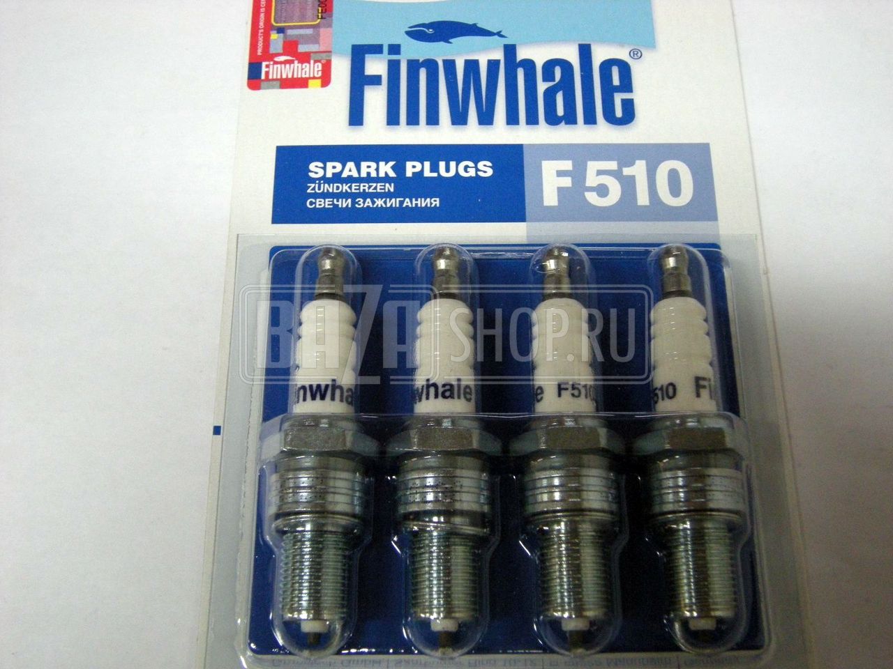 Свеча Finwhale ВАЗ 2108-2115, 1117-1119 Калина (8-клап.), 21214, 2123 КОМПЛЕКТ 4 ШТ. ** 510 / F510 (аналог А17ДВРМ-10) 1.1 мм