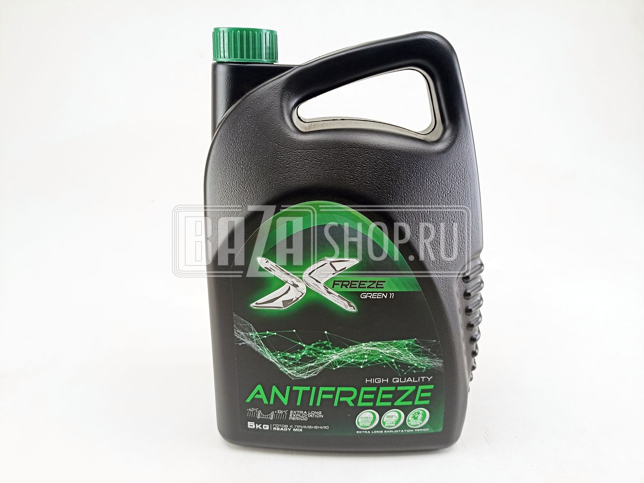 Антифриз 40 X-FREEZE GREEN 11 ЗЕЛЕНЫЙ 5 кг / X-Freeze Green ЗЕЛЕНЫЙ 5 кг