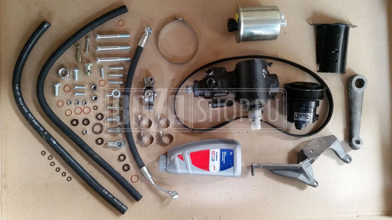 ГУР HUNTER (дв.ЗМЗ 409) (БОРИСОВ) УСТАНОВОЧНЫЙ КОМПЛЕКТ (в уп.) ## / (БОРИСОВ) гидроусилитель руля УАЗ HUNTER (ЗМЗ-409)