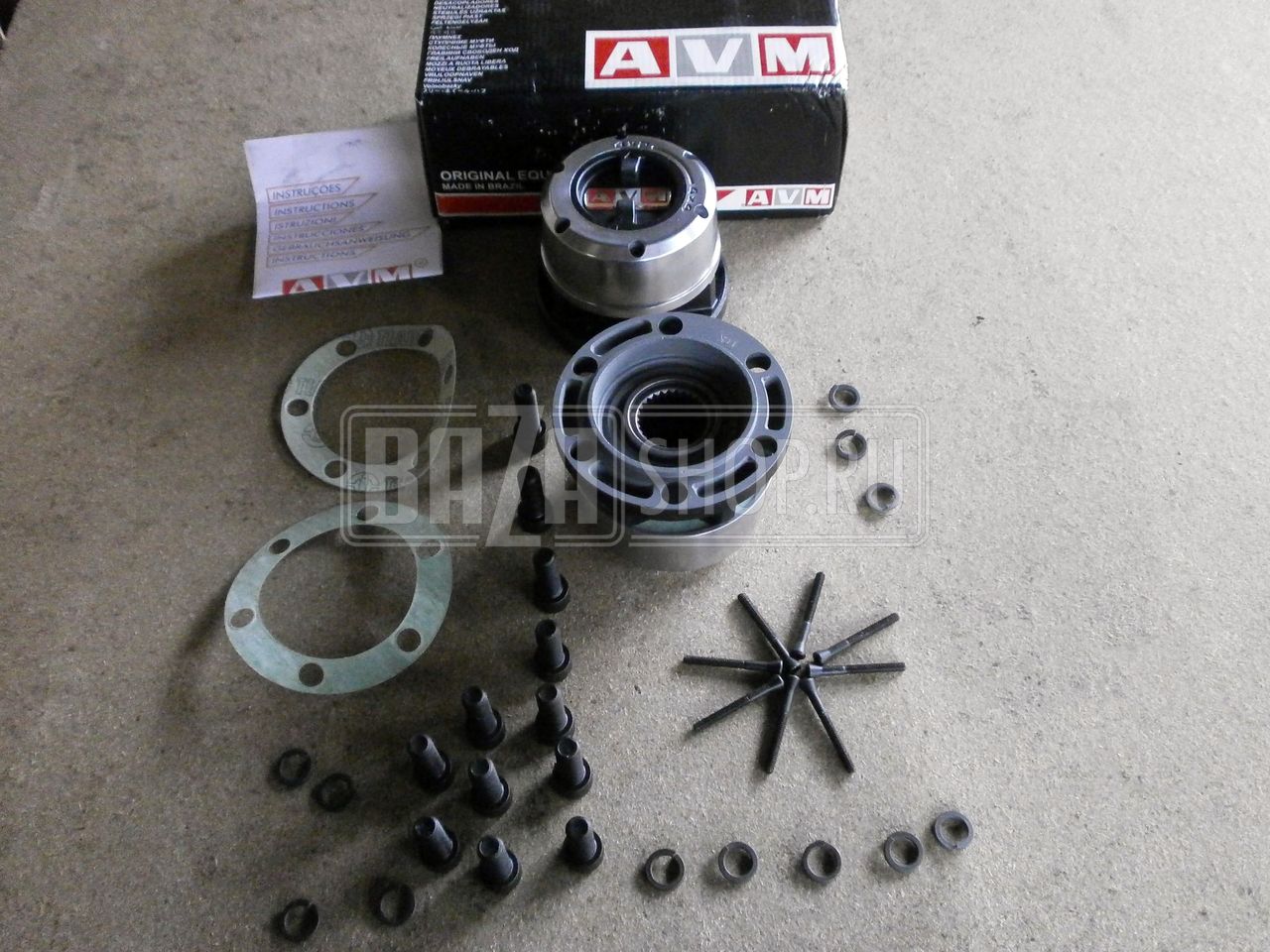 Муфта подключения переднего моста (хаб) SSANGYONG AVM-450 (к-кт 2 шт.) ## / AVM-450