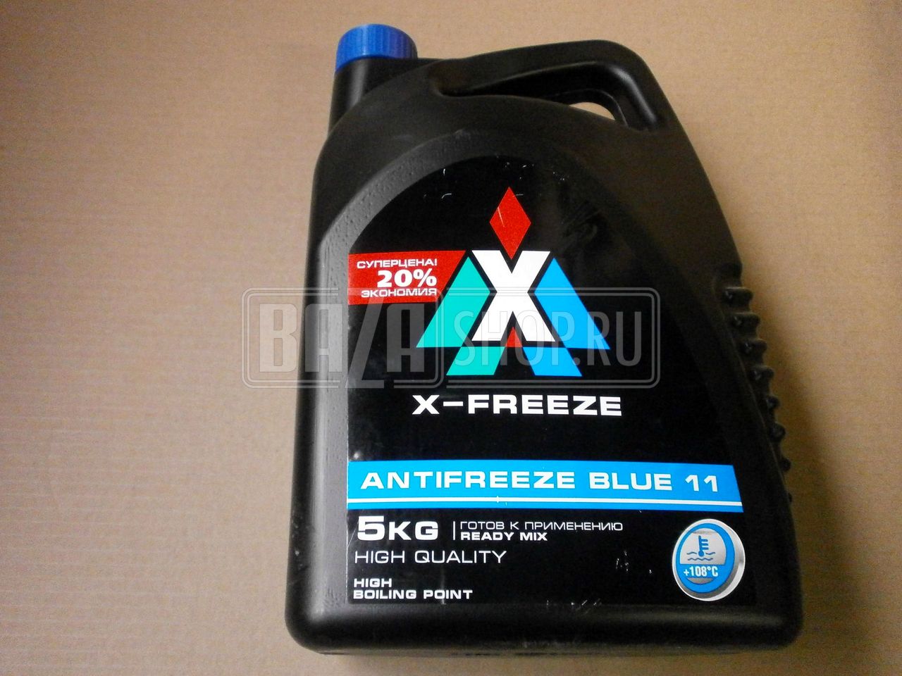 Антифриз 40 X-FREEZE BLUE 11 СИНИЙ 5 кг / # X-Freeze Blue СИНИЙ 5 кг