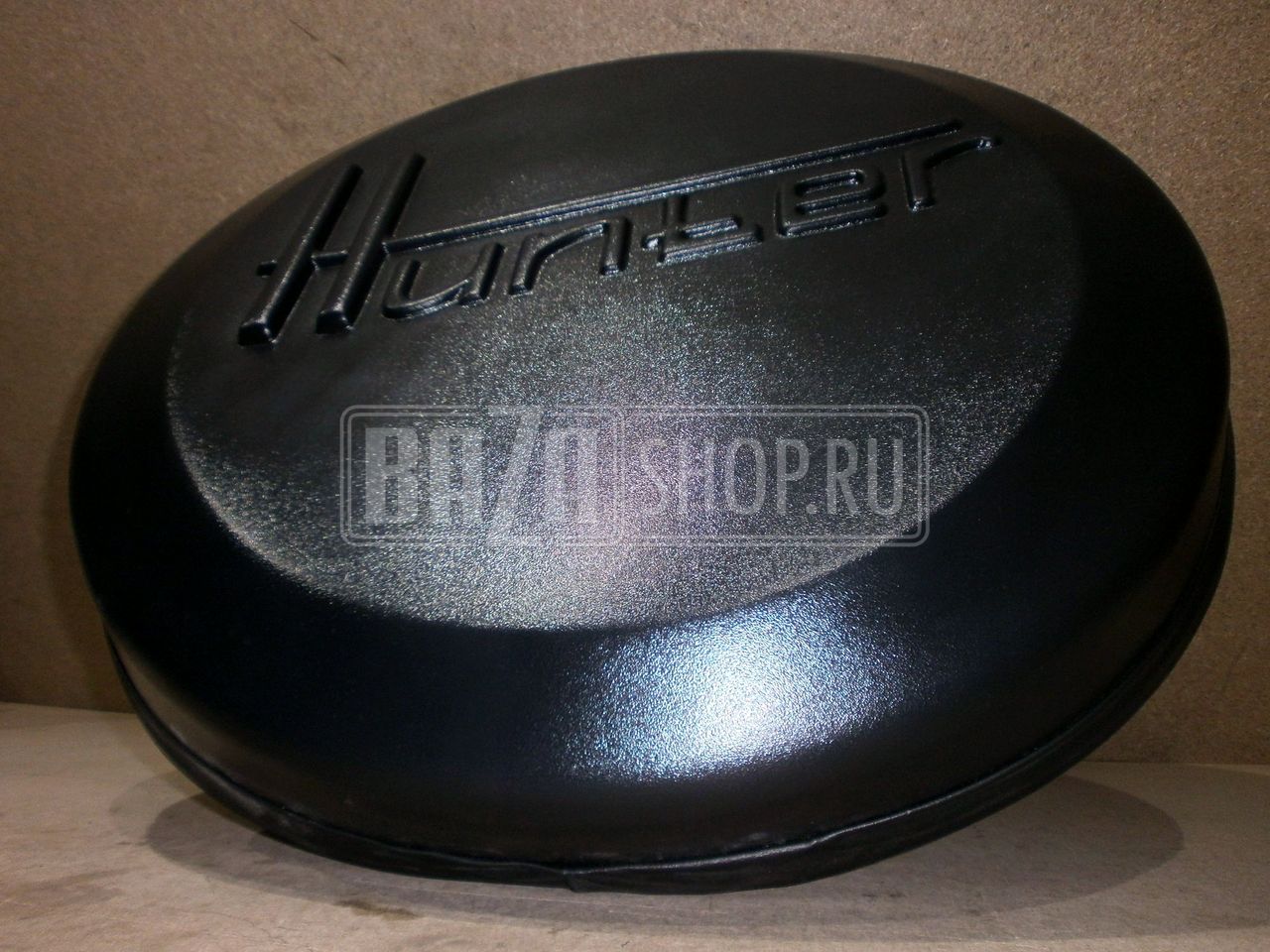 Чехол запасного колеса УАЗ HUNTER 16" (245/70R16; АБС-ПЛАСТИК, ЧЕРНЫЙ, комбинированный) / 3160-АБС (надпись "HUNTER")