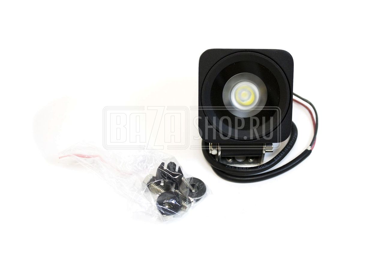 Фара светодиодная рабочего света 10W (*1), прям. 6,7 см, IP67 "redBTR" / 844012