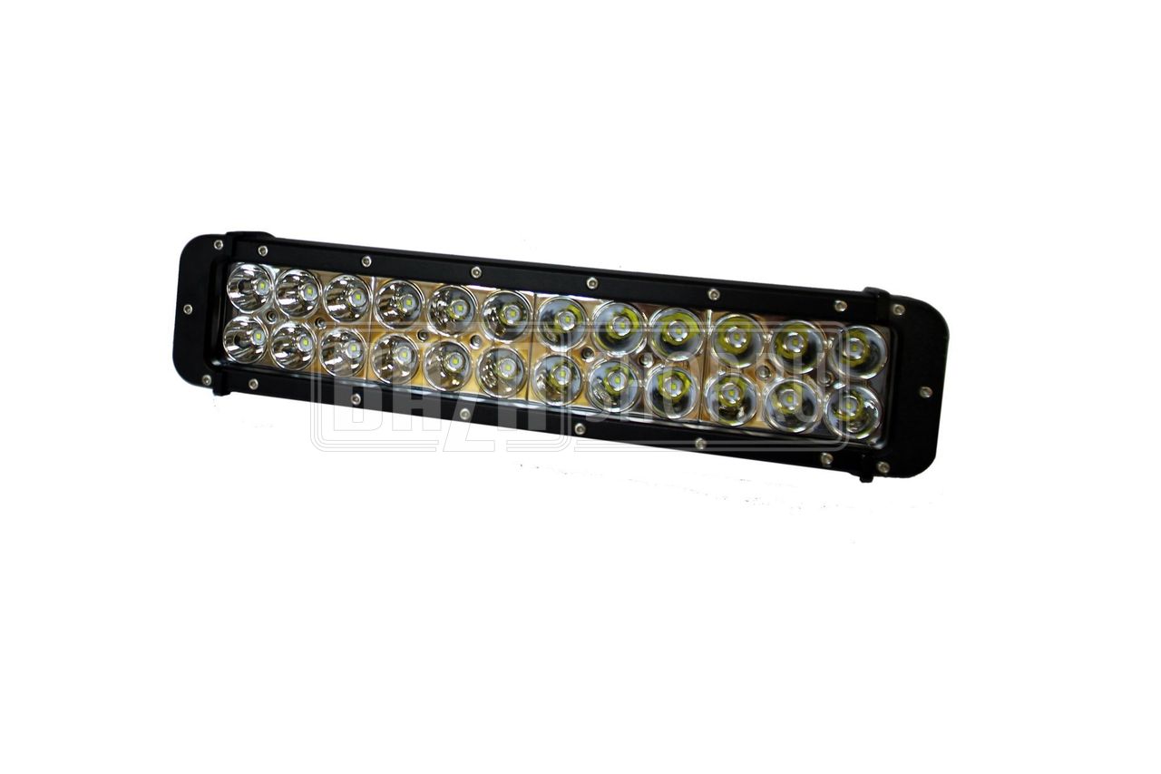 Лайт-бар светодиодный (балка) ДАЛЬНИЙ 48W (2W*24) 2-рядный 35 см, IP67 "redBTR"** / 812048
