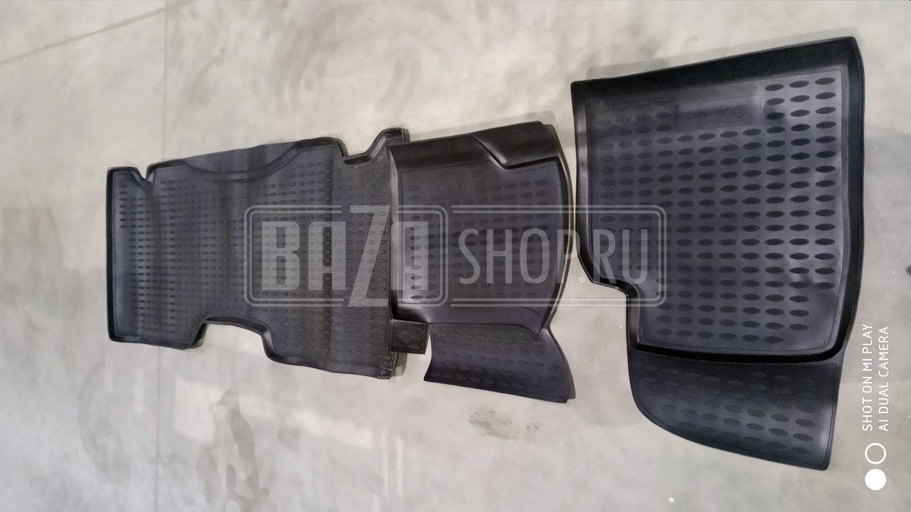 Коврики УАЗ PATRIOT РЕСТАЙЛИНГ-2014, 2363 PICKUP с 2015г.в. КОМПЛЕКТ 3 шт. (задний цельный) П/УРЕТАН / 3163-5109014/15/45 (ПОЛИУРЕТАН)