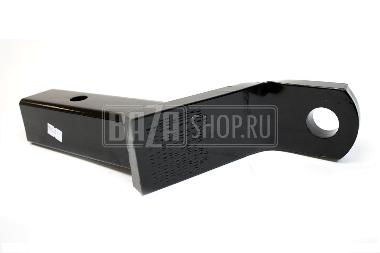 Переходник для установки фаркопа 4" (квадрат) ЧЁРНЫЙ, под шар 2,58см, под палец 5/8"(16мм) "redBTR" / 500400