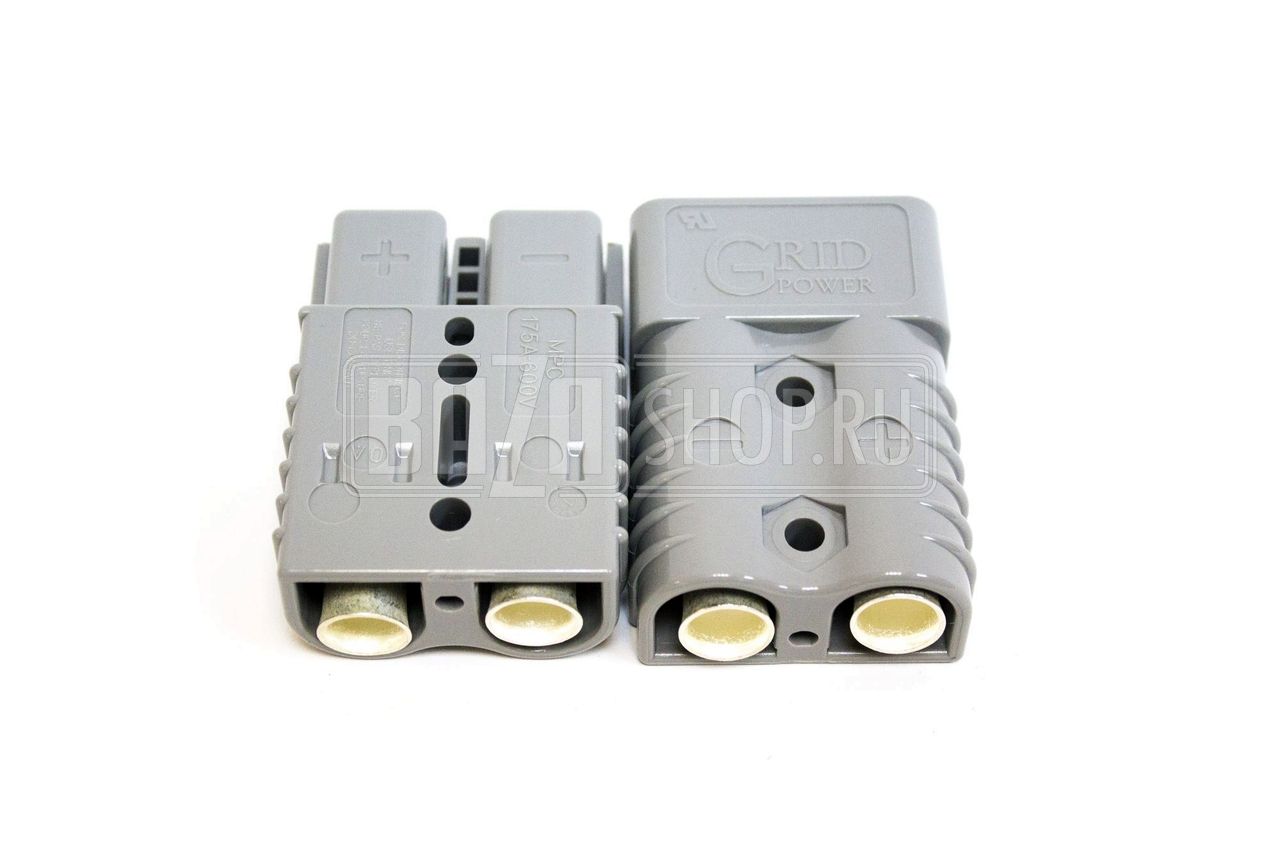 Разъем для подключения ЛЕБЁДКИ влагозащищенный (quick connector) 175A "redBTR" ** / 901175