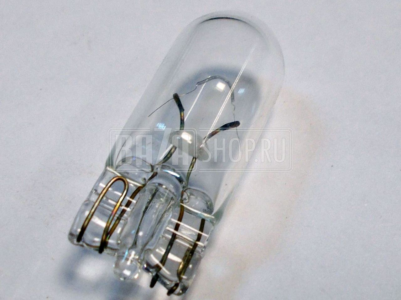 Лампа W5W 5W 12V без цоколя (габаритного огня) "PHILIPS" ** / 12961CP / W5W / W2.1x9.5d / А12-5-2