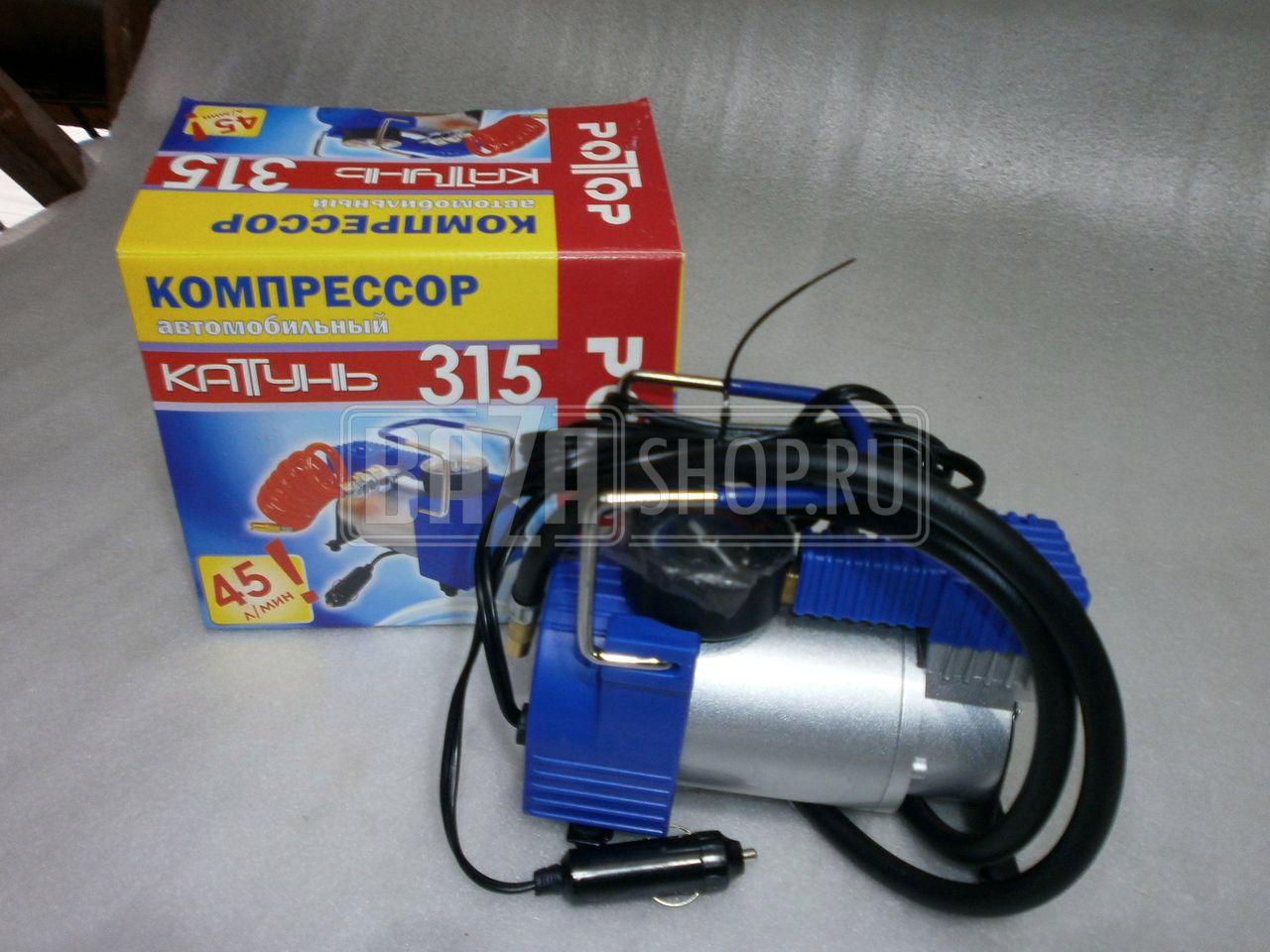 Компрессор автомобильный 45 л/мин. "Катунь-315"12v (в сумке) / Катунь-315