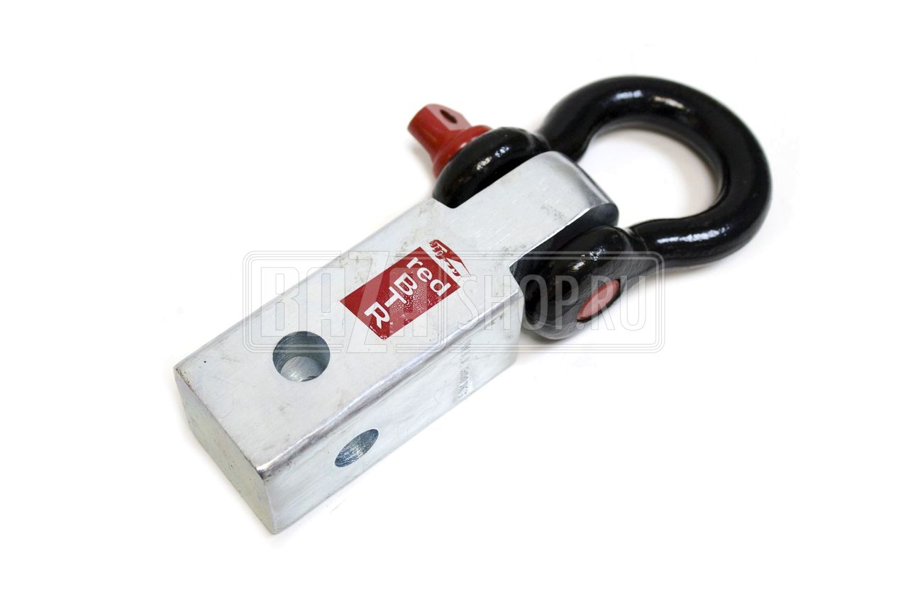 Переходник фаркопа (квадрат) С ШАКЛОМ 3/4" (до 4,75 т) "redBTR" / 500550