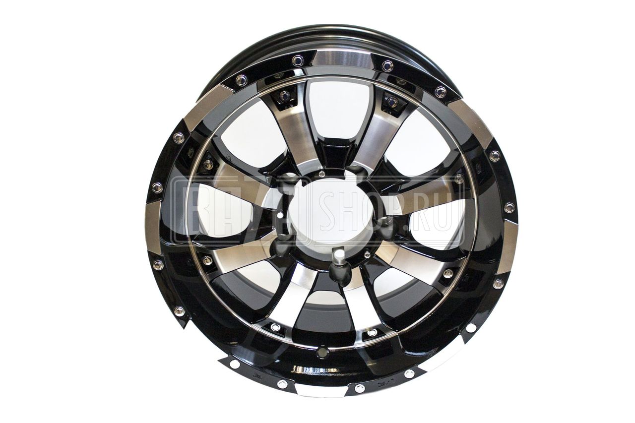 Колесный диск redBTR CITY-8 8x16/5x139.7 D110 ET0 черный глянцевый (ЛИТОЙ) / 702776 (ЛИТОЙ)