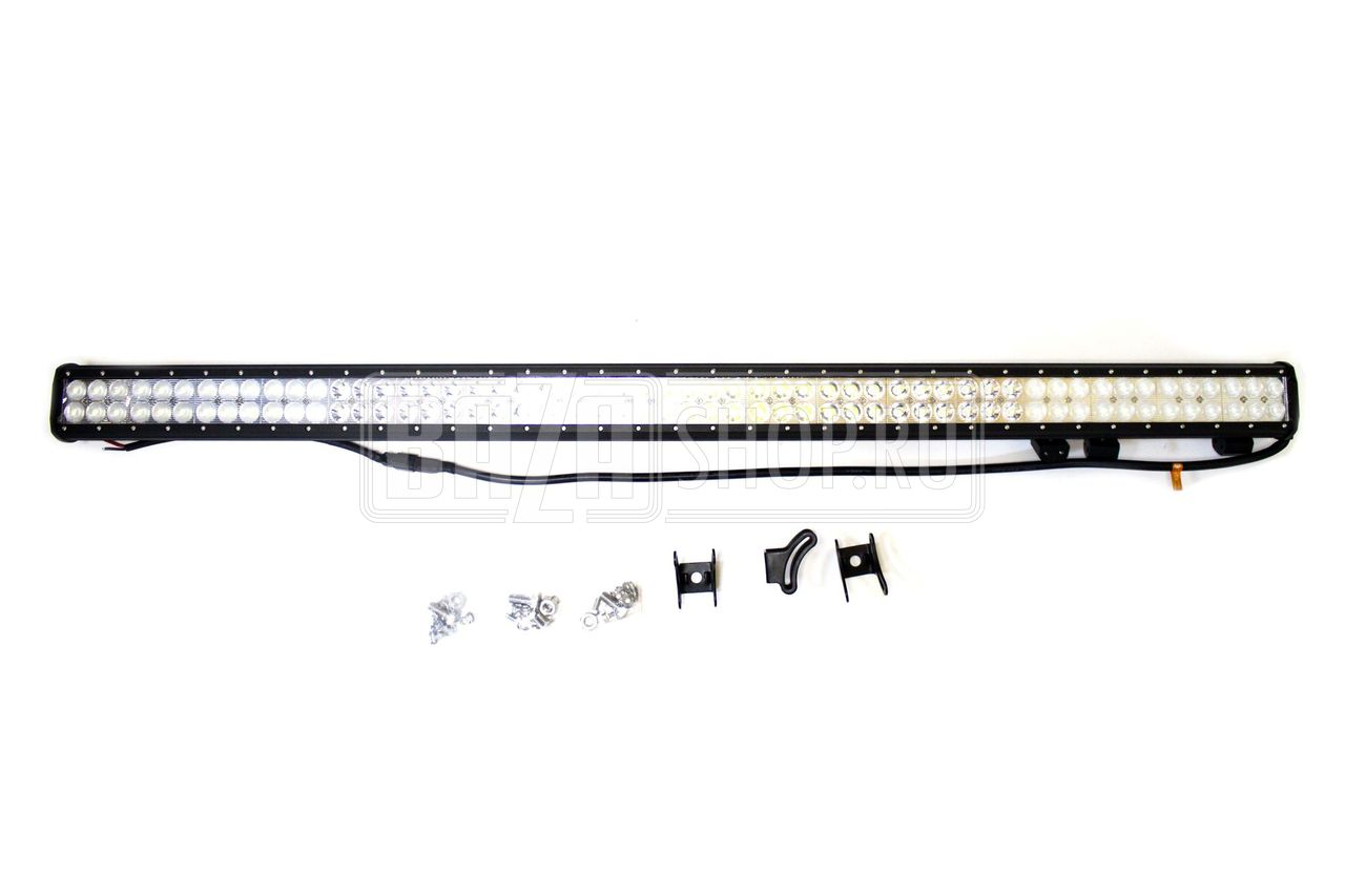 Лайт-бар светодиодный (балка) КОМБО 324W (3W*108) 2-рядный 125 см, IP67 "redBTR"** / 813324