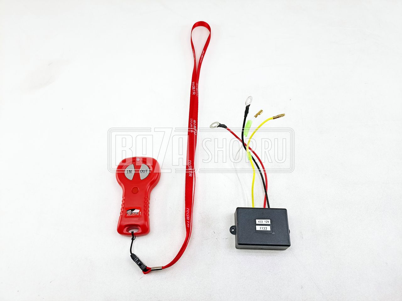 Пульт дистанционного управления (ДУ) лебёдками "redBTR" (12V) GENERATION-II ** / 893000