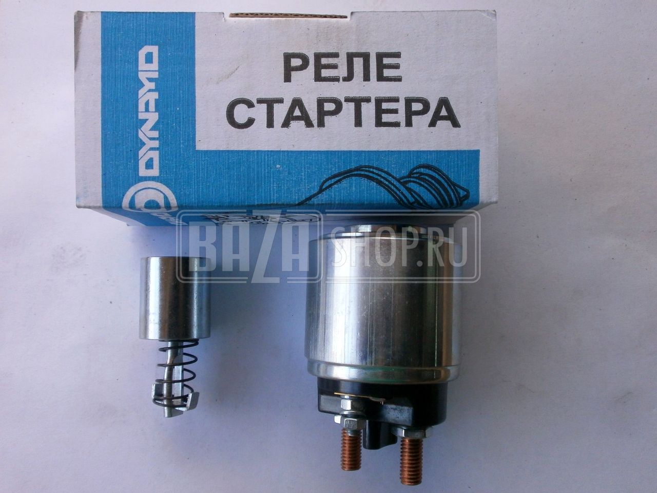 Реле втягивающее малого стартера ГАЗ (дв.406) "DYNAMO" (аналог БАТЭ) / РДС-406-Б (аналог 42.3708800-11)
