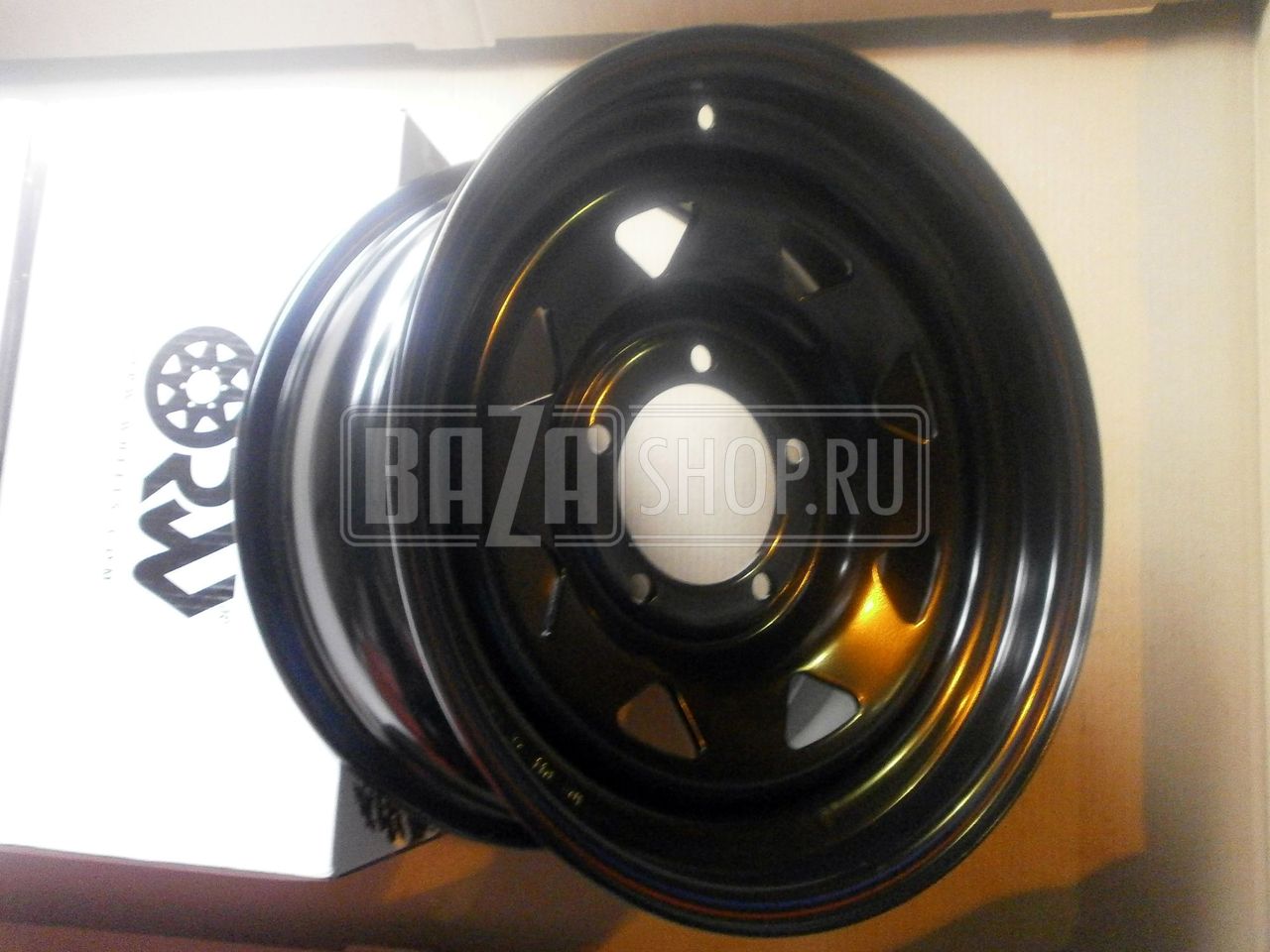 Колесный диск OFF-ROAD-WHEELS УАЗ 8x16/5x139.7 D110 ET15 черный / ORW / А17 /+15 ЧЕРНЫЙ* треуг.отв. (ШТАМП.)