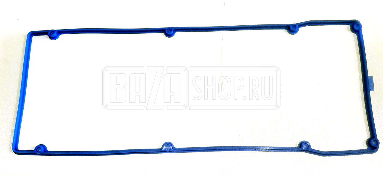 Прокладка клапанной крышки (коромысел) УАЗ дв.40904, ГАЗ дв.40524, 40525 ЕВРО-3 (СИНИЙ СИЛИКОН)** / 40624-1007245-01 (СИНИЙ СИЛИКОН, 8 отв.)