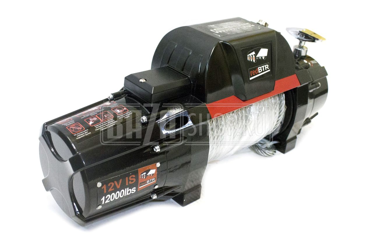 Лебедка RedBTR серия "COUNTRY SIDE"12,0 I GEN.-II 12v, 5448кг, интегрированный блок, 216:1, ДУ / 961211
