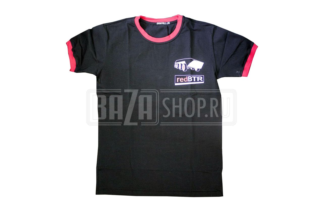 Футболка "redBTR" черная OFF XXL / 990652