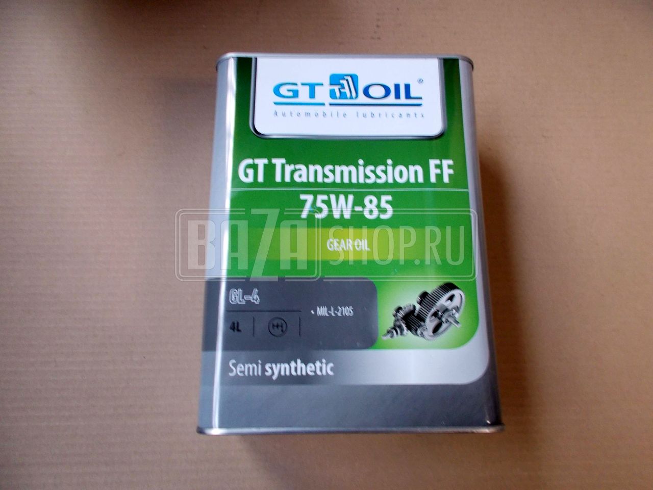 Масло UAZ трансмиссионное 75W85 GL-4 "УАЗ" 4л (КОРЕЯ, "GT Transmission FF") (полусинтетика) / 473-4022 (4 л) "УАЗ" ОРИГИНАЛ