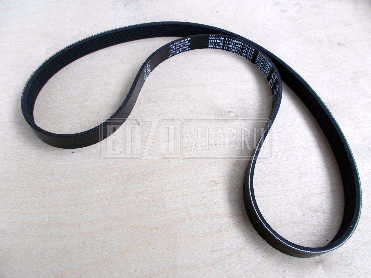 Ремень 1305 привода насоса ГУР УАЗ HUNTER (дв.51432) "УАЗ" (RIBBED-BELT) / 315148-1308020-11 (-13) "УАЗ"