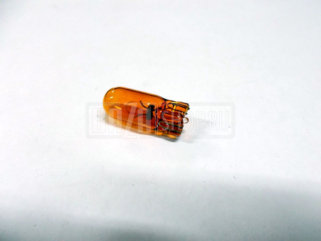 Лампа WY5W 5W 12V без цоколя ЖЁЛТАЯ (повторителя поворота) "NARVA" ** / 17169 (amber) / WY5W / W2.1x9.5d / А12-5-2