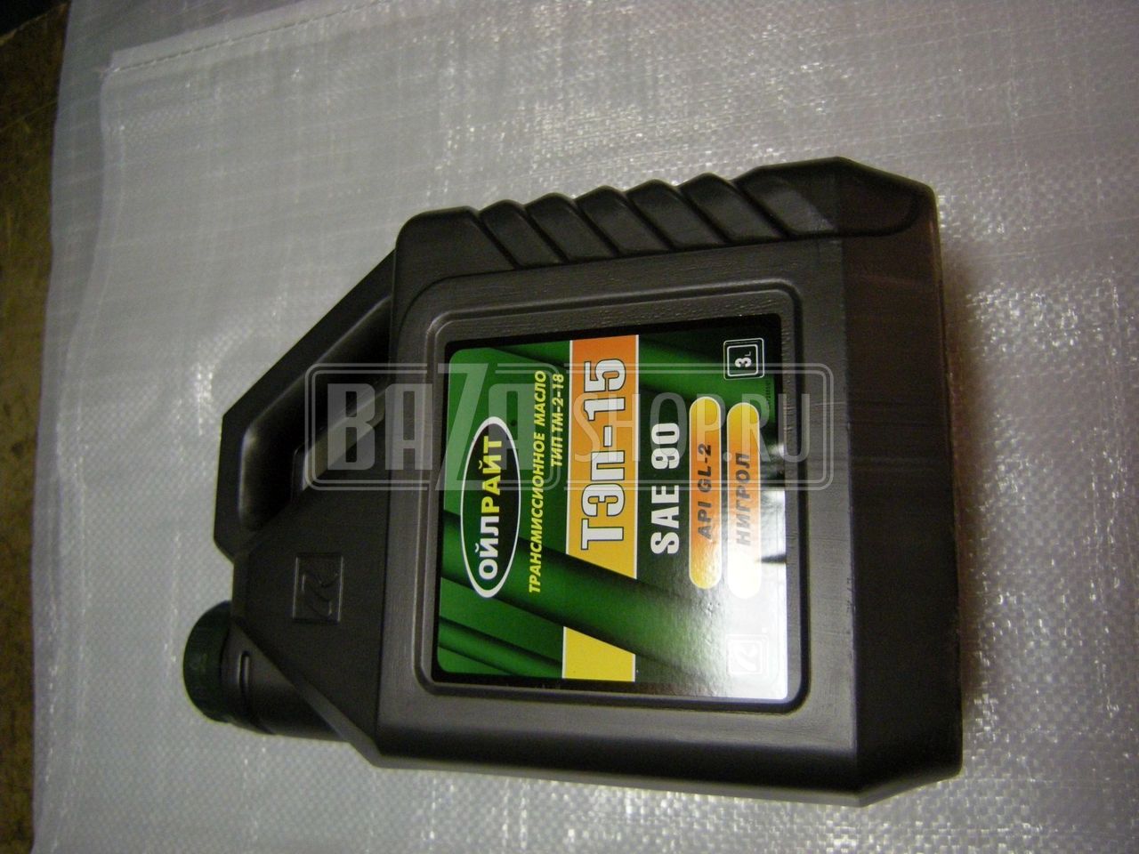 Масло OILRIGHT ТЭп-15К 85W-90 трансмиссионное НИГРОЛ (3л) / МАСЛО OILRIGHT/ ТЭп-15 НИГРОЛ (3л)
