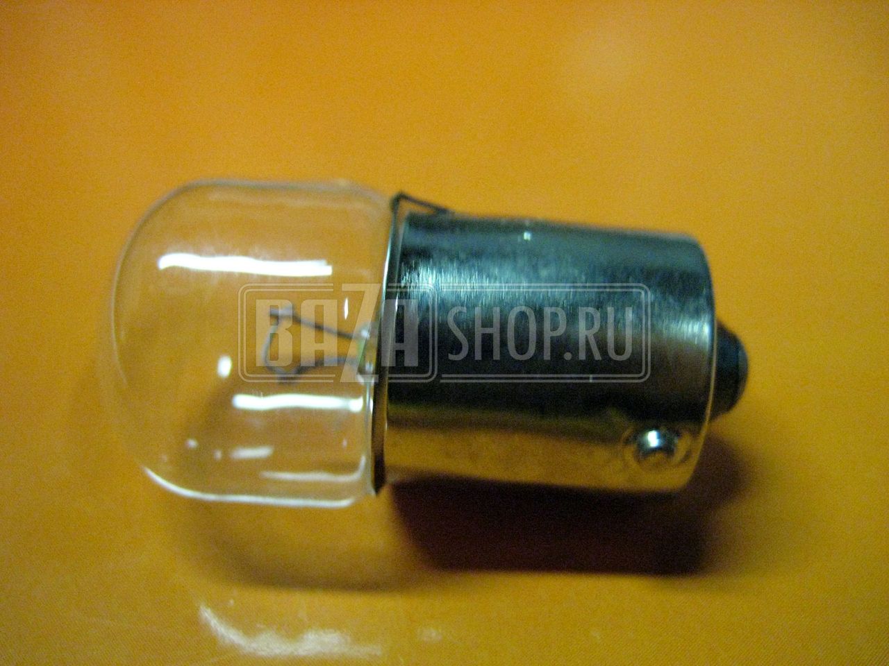 Лампа R5W 5W 12V (зад. фонарь, подфарник, габ. огней, подсв. номера) "ДИАЛУЧ" ** / ЛЧ196-Л / А12-5