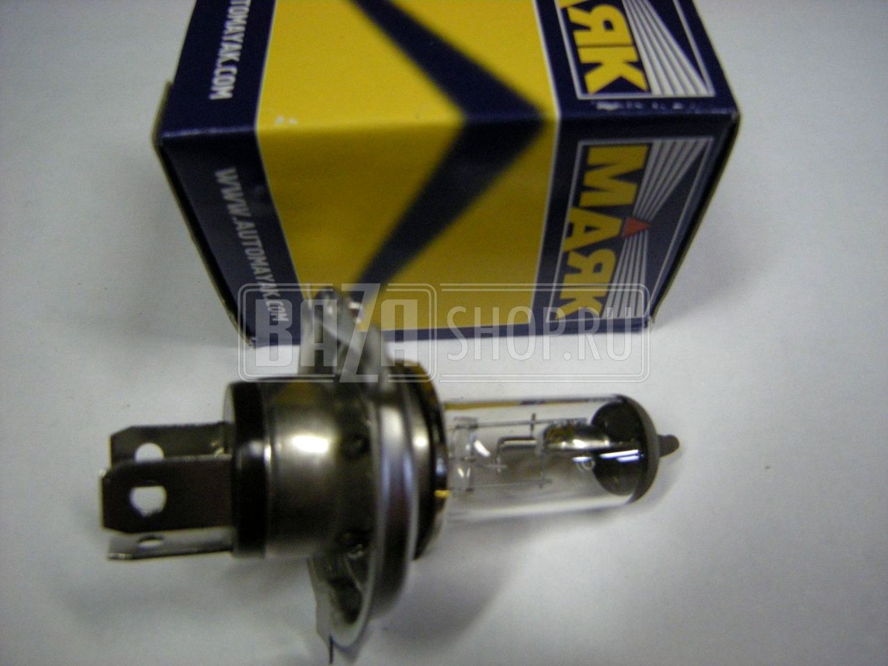 Лампа фарная H4 100W+90W 12V** "ДИАЛУЧ" / лч122-1 / АКГ12-100/90 / P43t