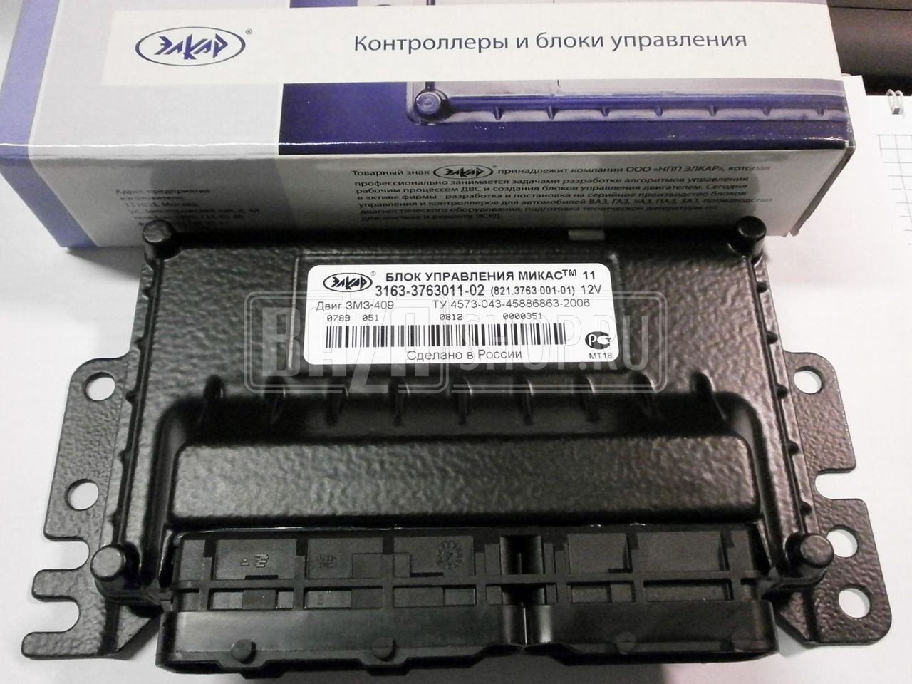 МИКАС (блок управления) 11.821.3763 000-01** Соболь (дв.40522, 2 катушки, L-зонд Delphi) / СОБОЛЬ11.821.3763 000-01