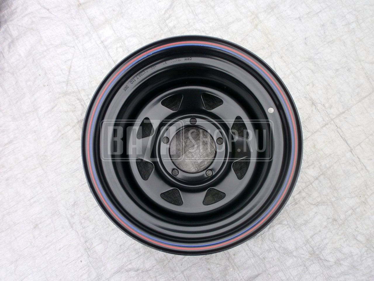 Колесный диск OFF-ROAD-WHEELS УАЗ 10x15/5x139.7 D110 ET-44 черный / ORW / А17 / ТРЕУГ.8 ЕТ-44 ЧЕРНЫЙ (ШТАМП.)