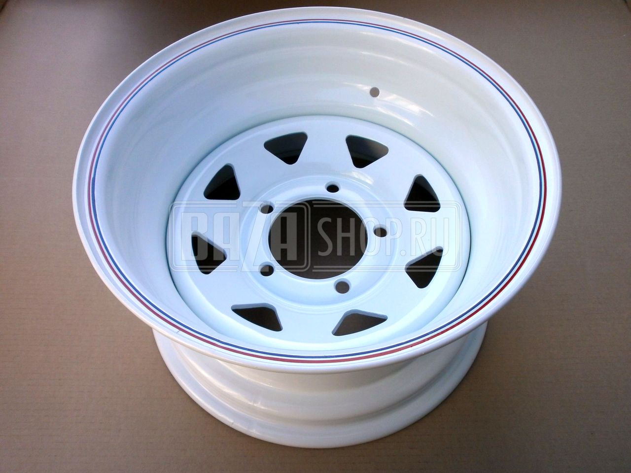 Колесный диск OFF-ROAD-WHEELS УАЗ 8x15/5x139.7 D110 ET-40 белый / # ORW / А17 / ТРЕУГ.8 ЕТ-40 БЕЛЫЙ (ШТАМП.)