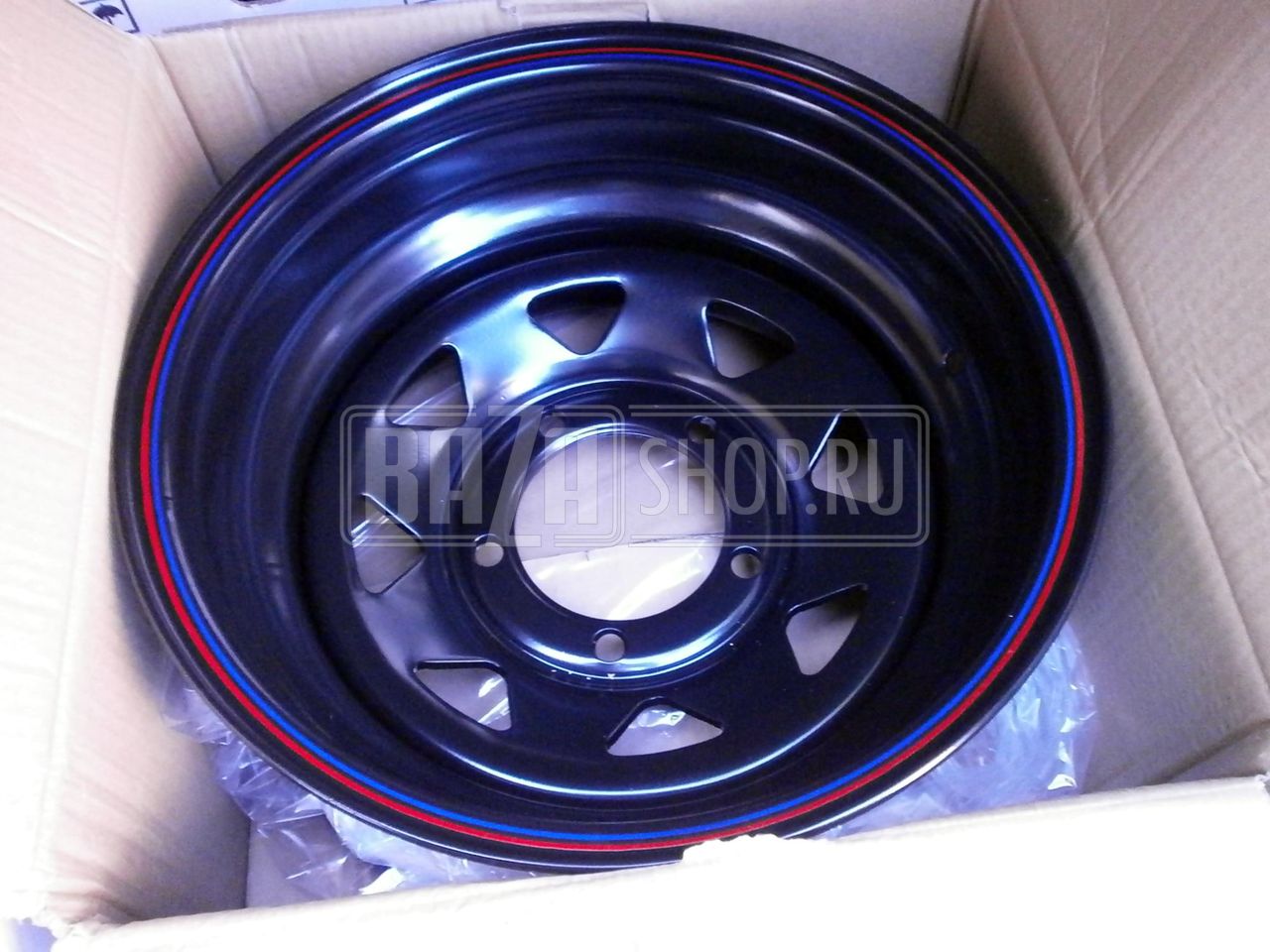Колесный диск OFF-ROAD-WHEELS УАЗ 8x15/5x139.7 D110 ET-40 черный / ORW / А17 / ТРЕУГ.8 ЕТ-40 ЧЕРНЫЙ (ШТАМП.)