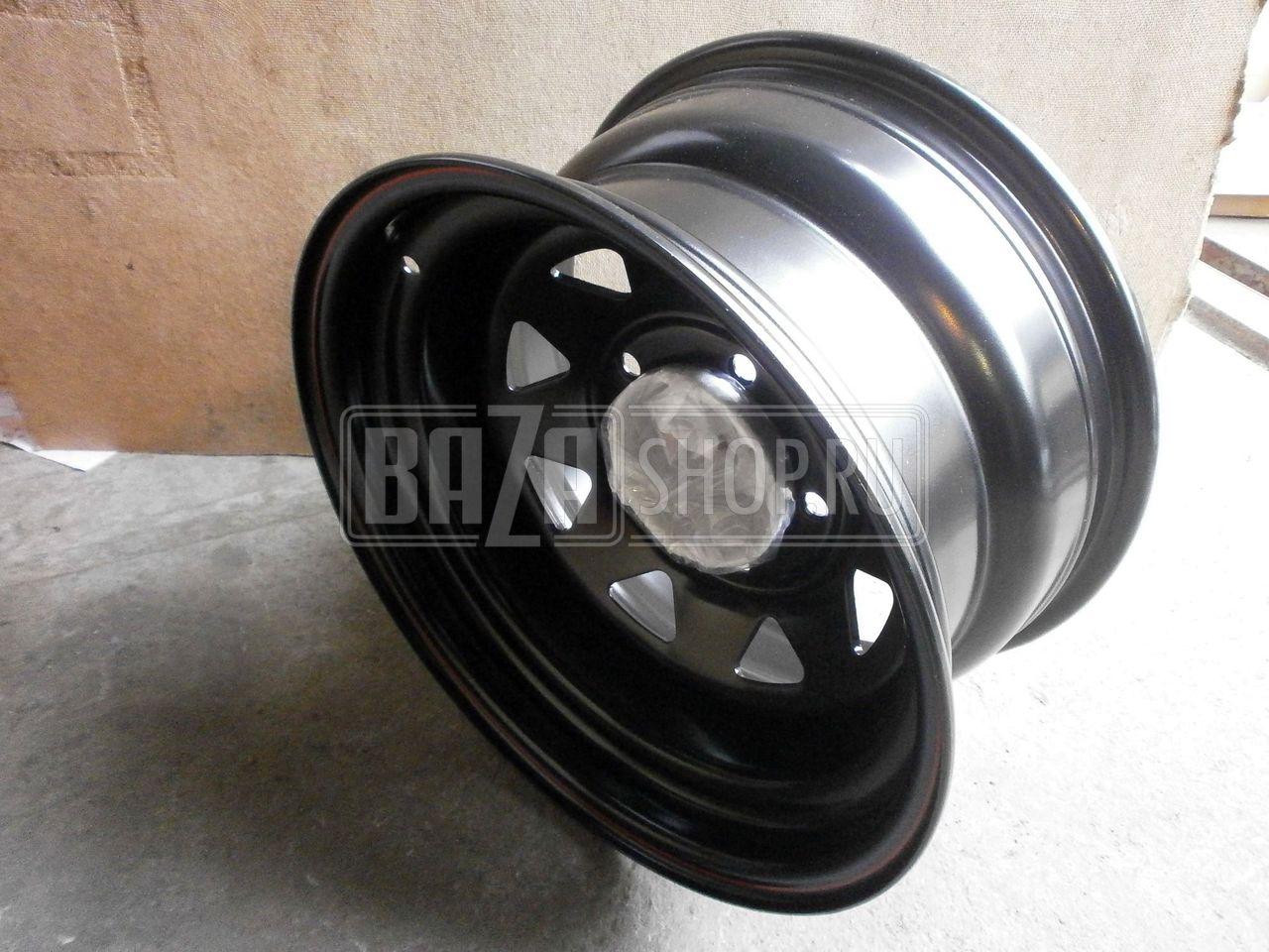 Колесный диск OFF-ROAD-WHEELS УАЗ 8x15/5x139.7 D110 ET-19 черный / ORW / А17 / ТРЕУГ.8 ЕТ-19 ЧЕРНЫЙ (ШТАМП.)